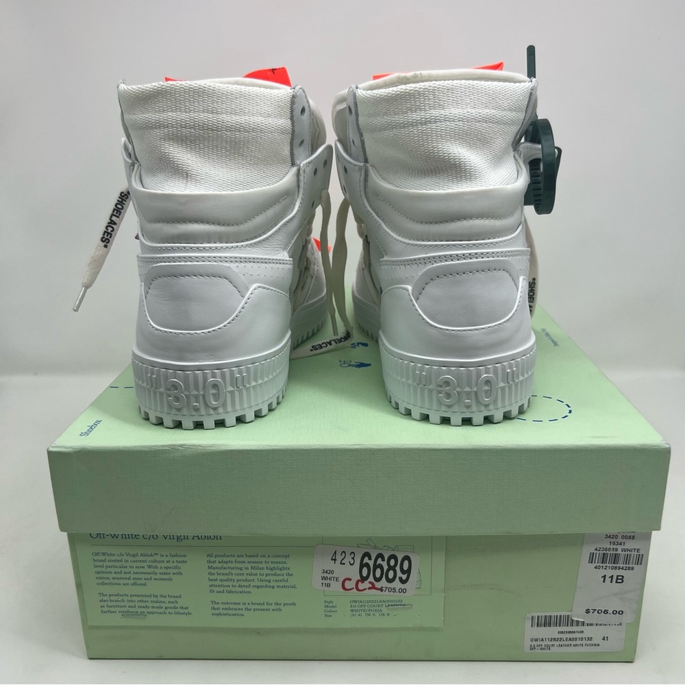 Off-White Off Court 3.0 High Top Sneaker Size 41 / 11 NWT - Picture 10 of 15
